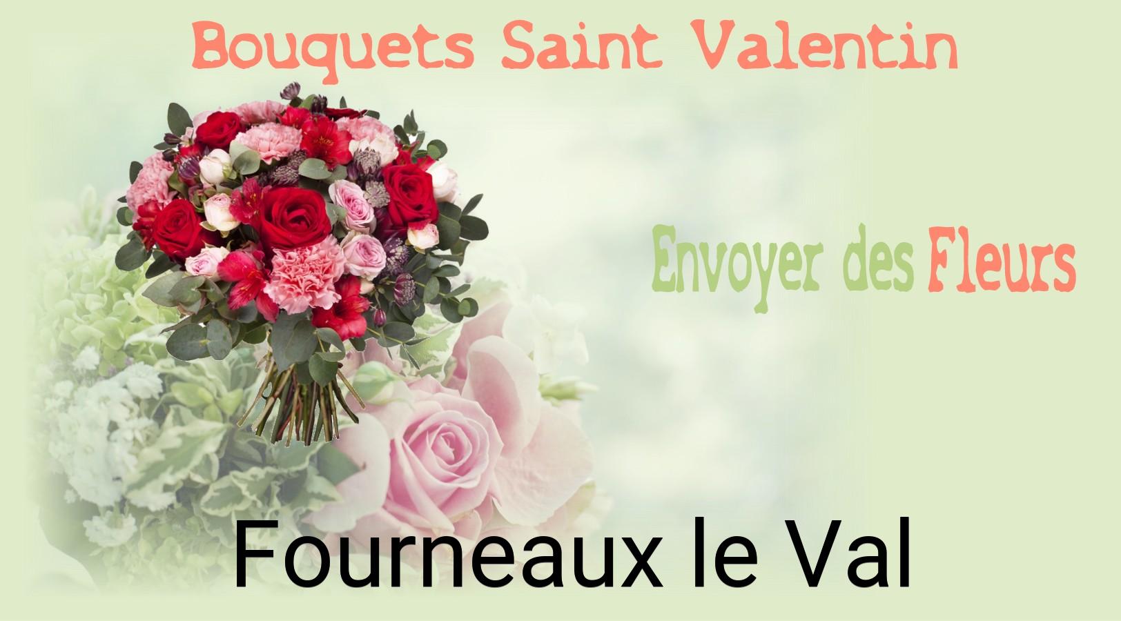 Roses de Saint-Valentin livrées à Fourneaux-le-Val